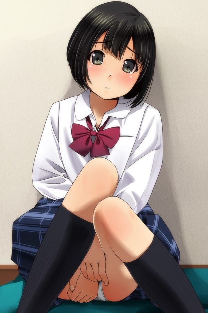 パンチラの二次元エロ画像。