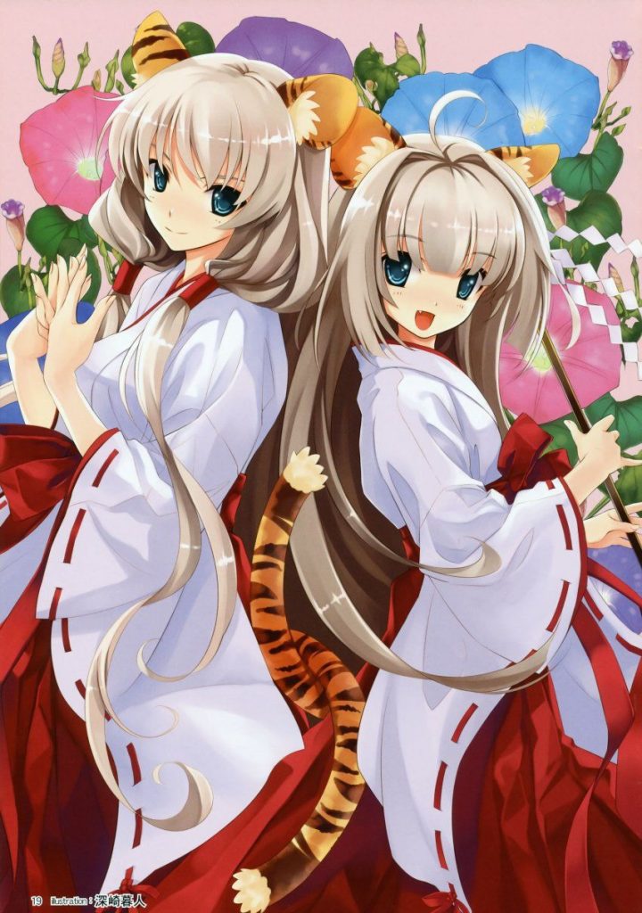 巫女の二次エロ画像で！