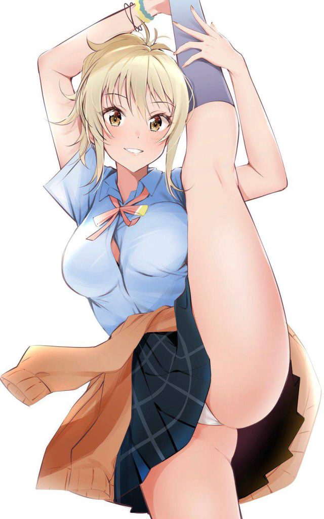 パンチラの二次元エロ画像。