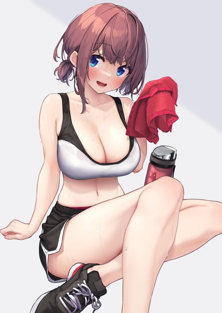 スマホの壁紙に使えそうなスポーツ少女の画像