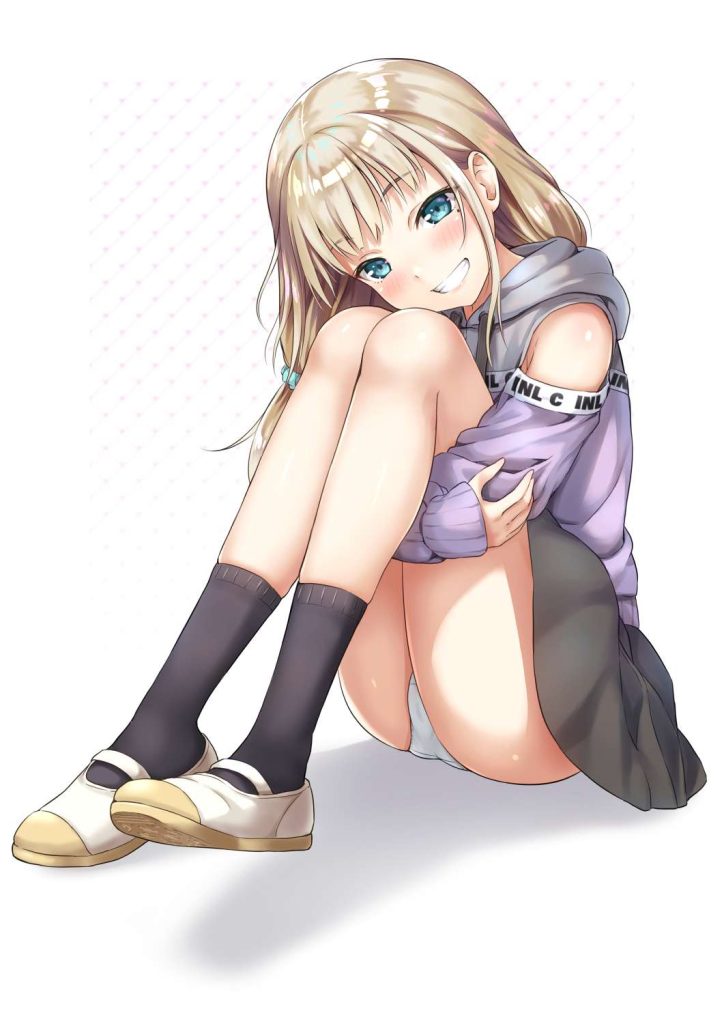 パンチラの二次元エロ画像。