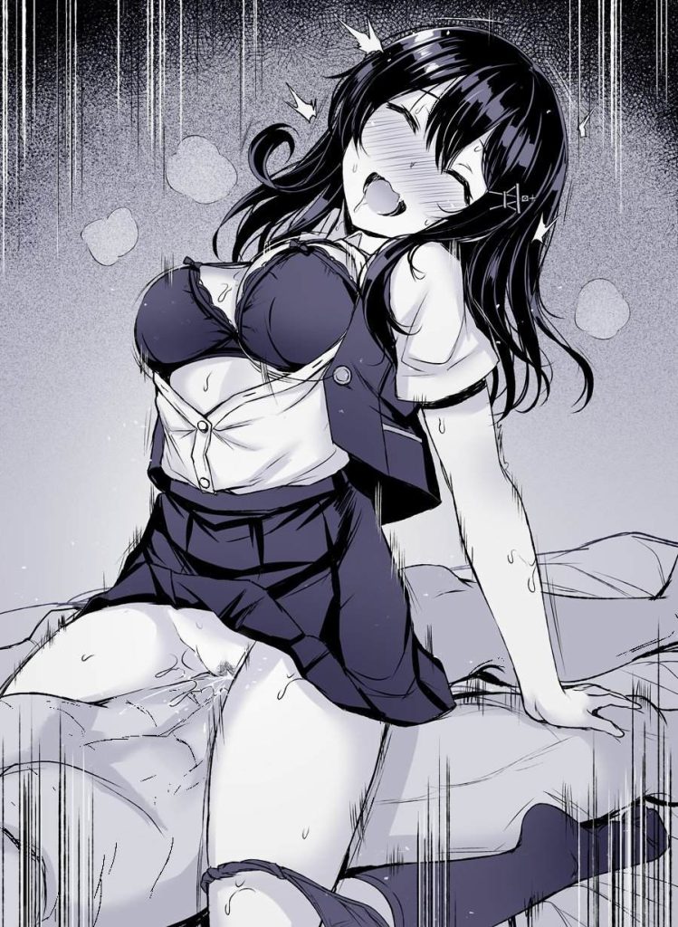 セリフ付きの可愛い二次元画像。