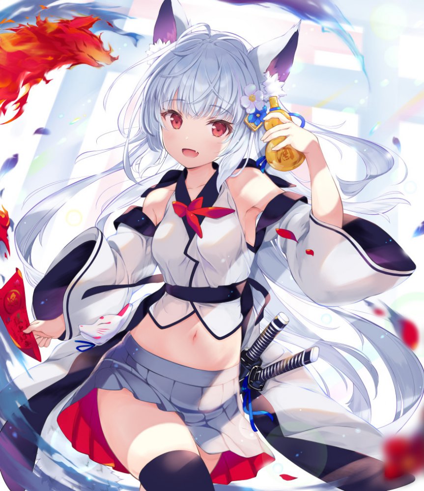 銀髪の二次フェチ画像。