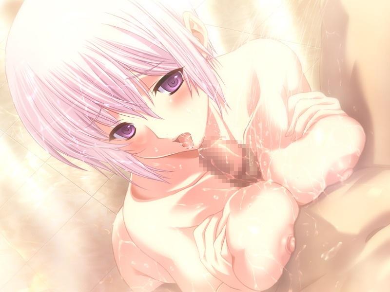パイズリの二次元エロ画像。