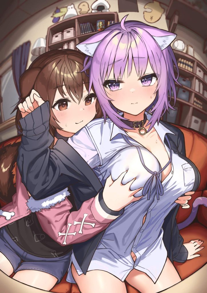 百合・レズの二次エロ画像で！