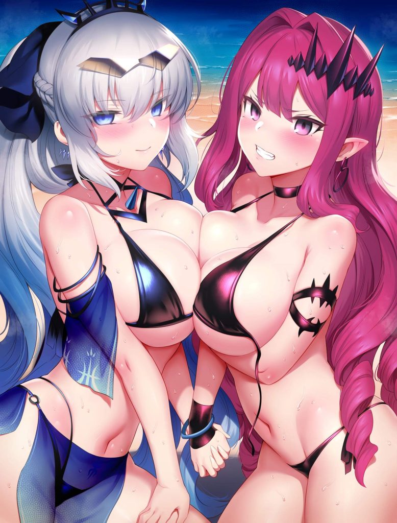 百合・レズの二次エロ画像を愛でる。