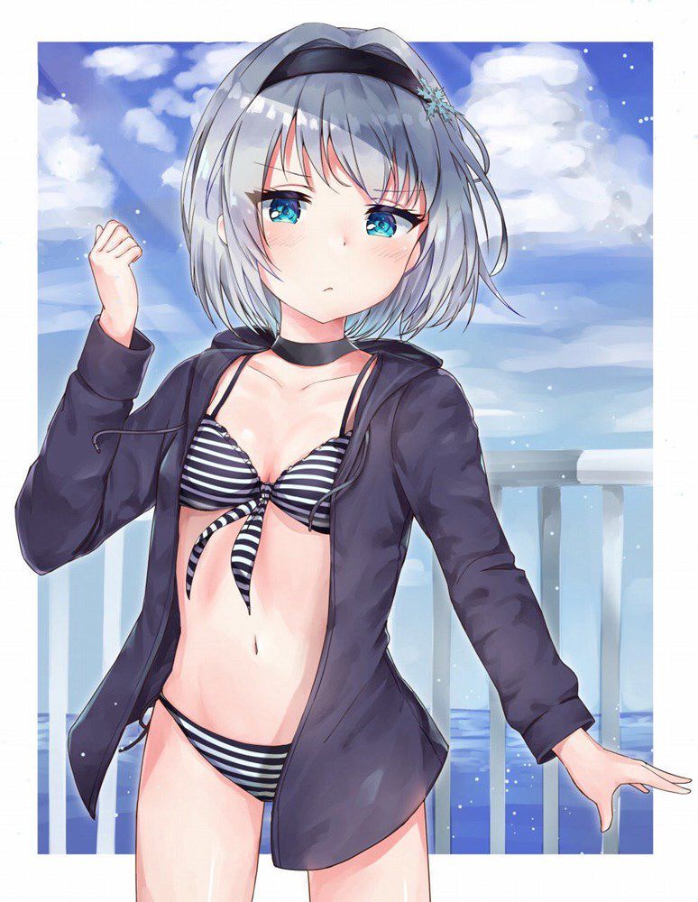 銀髪の二次フェチ画像。