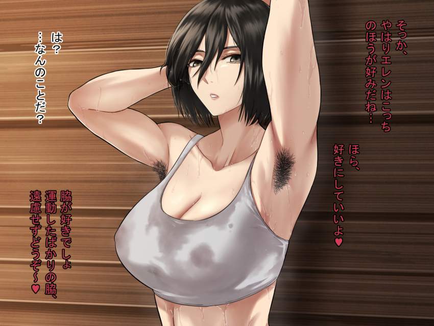 わきフェチの二次エロ画像