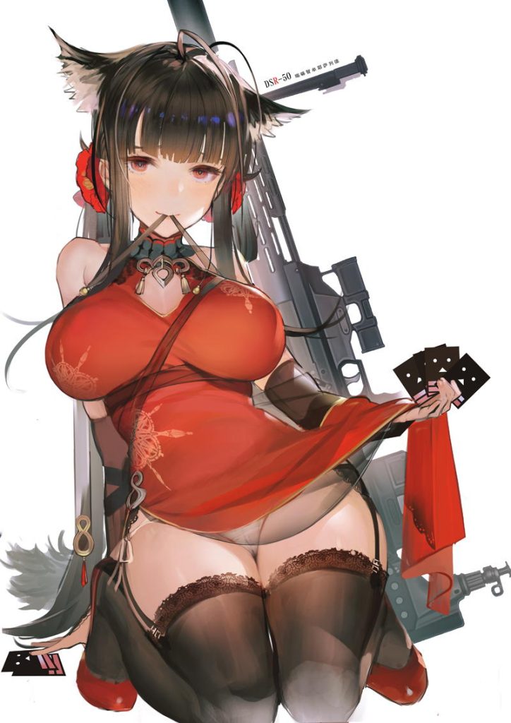 ドールズフロントラインの可愛い二次元画像。