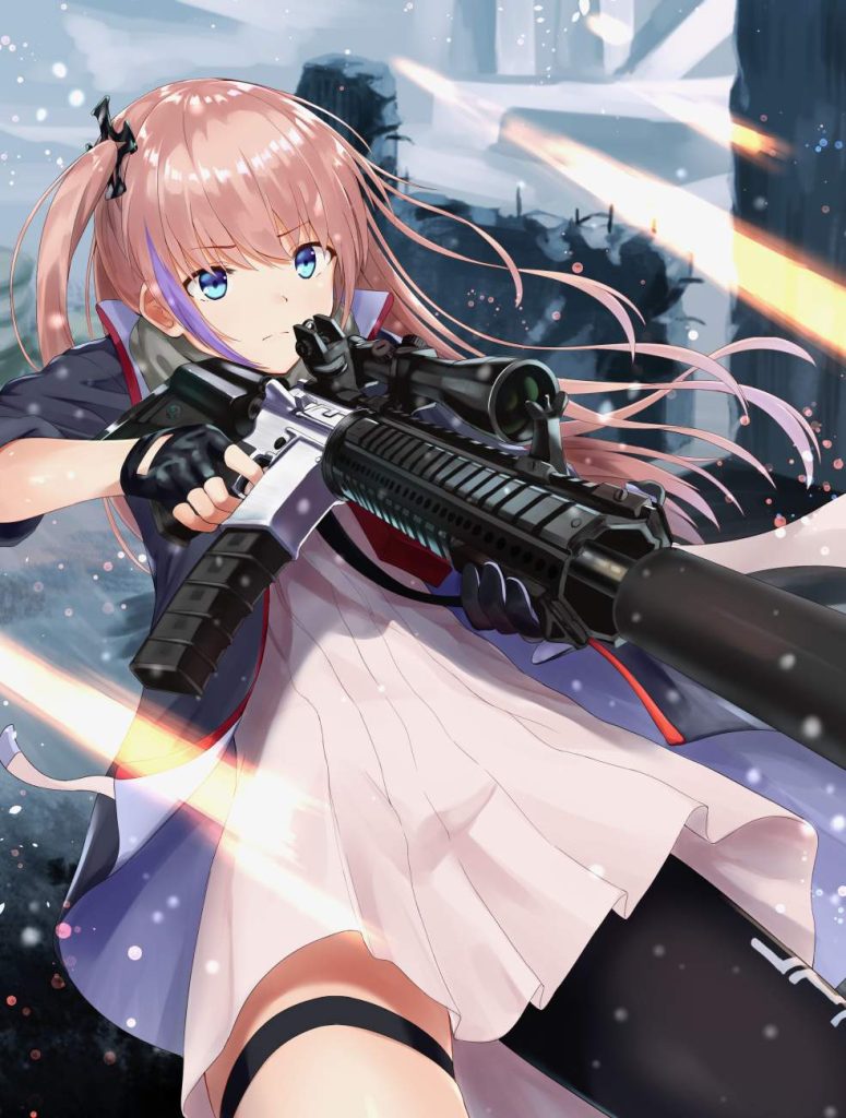 ドールズフロントラインの可愛い二次元画像。