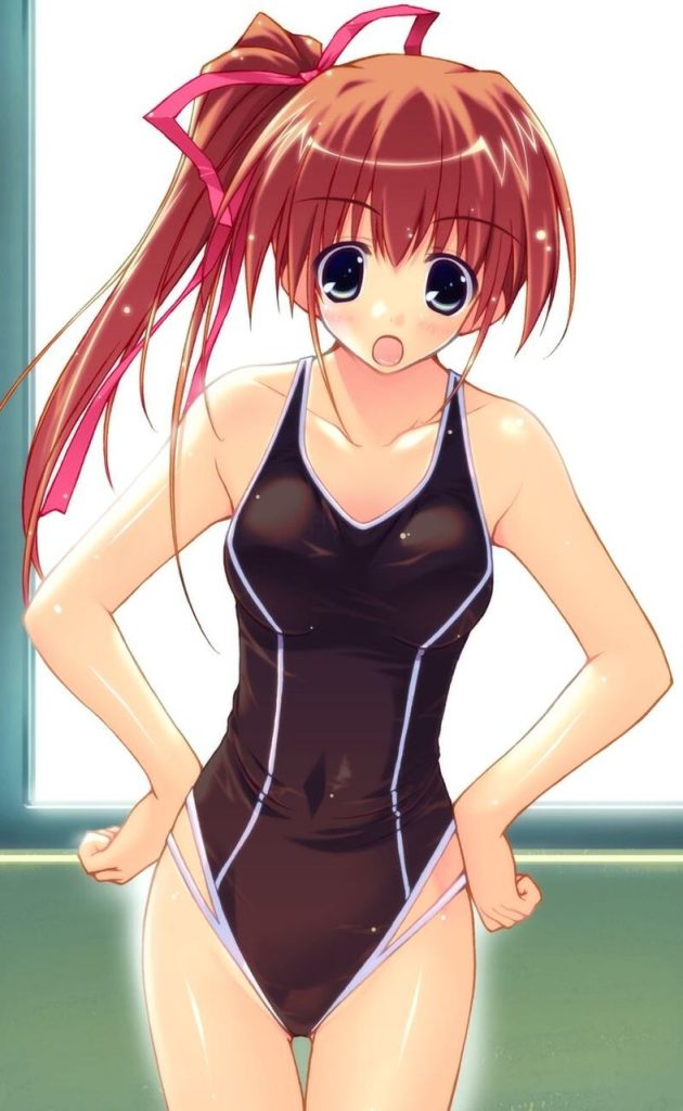 競泳水着の二次エロ画像で！