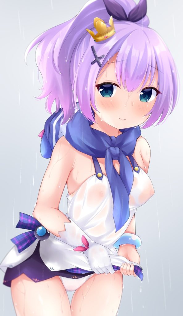 濡れ透けの二次フェチ画像。