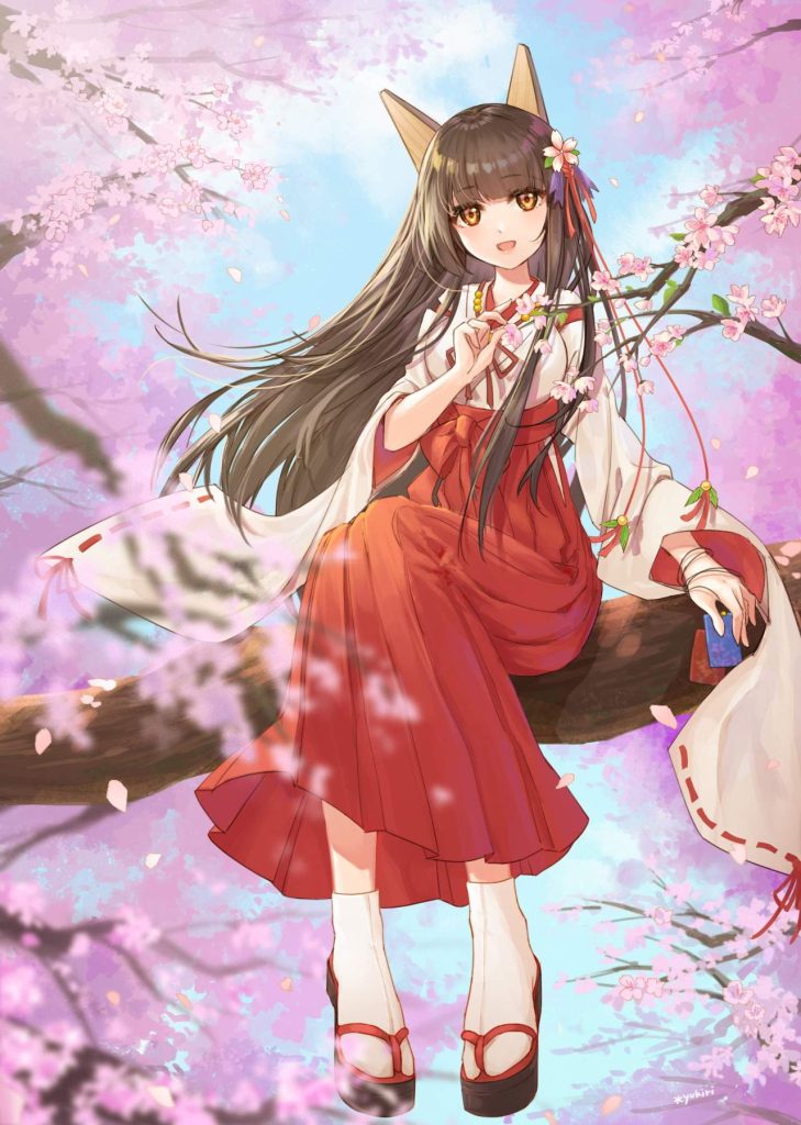 巫女画像で今夜もイチャラブ妄想！「やっ♥ダメェ♥そこぉ♥そこいじめないでぇ♥」