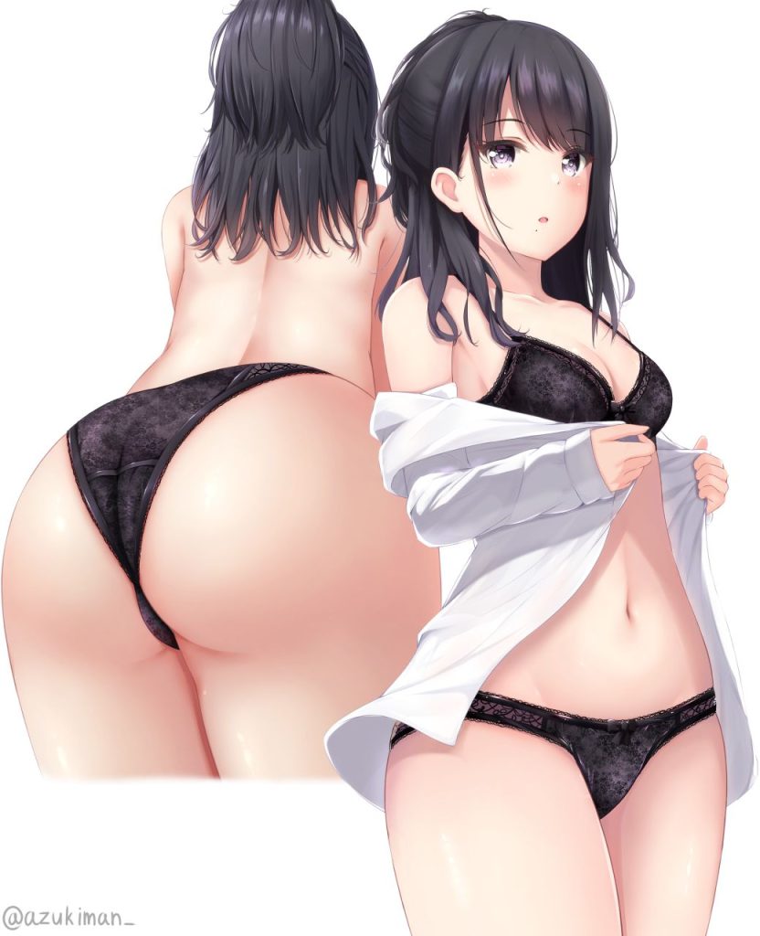 お尻の背徳感あふれるエロ画像