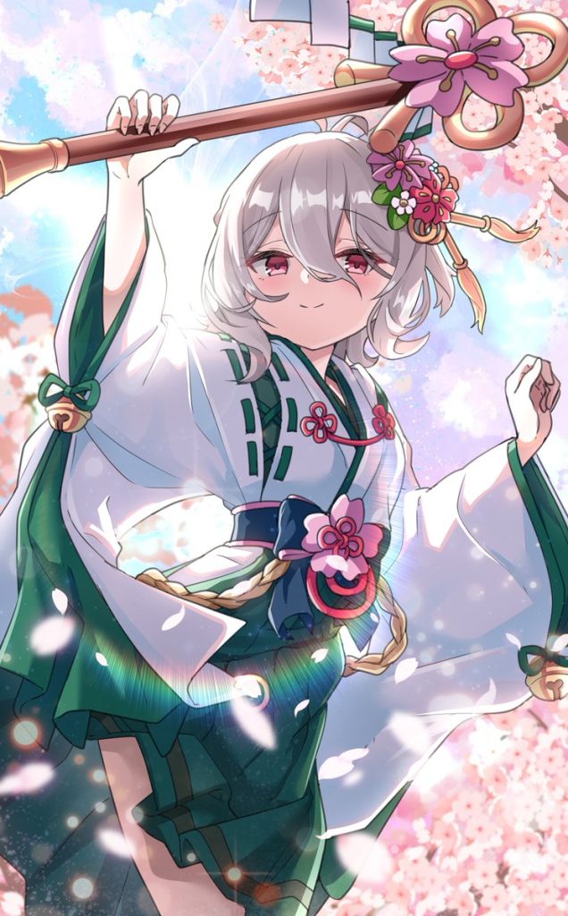 巫女画像で今夜もイチャラブ妄想！「やっ♥ダメェ♥そこぉ♥そこいじめないでぇ♥」