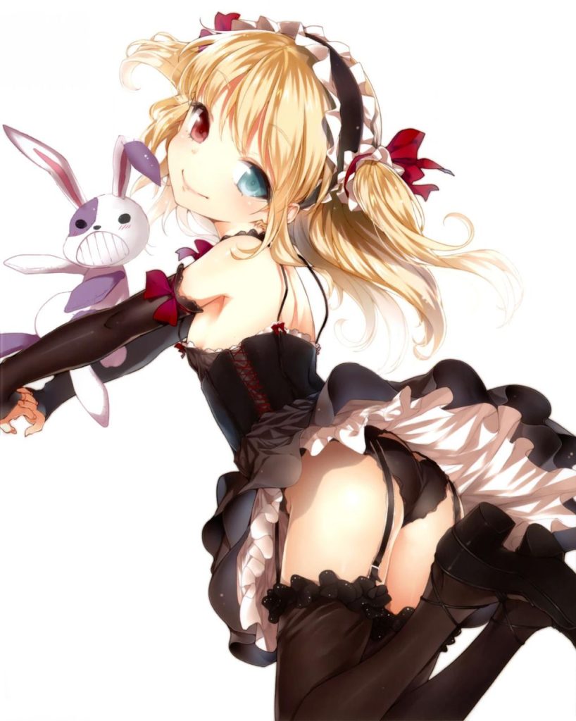 ガーターベルトのエロ画像フォルダを解放していく