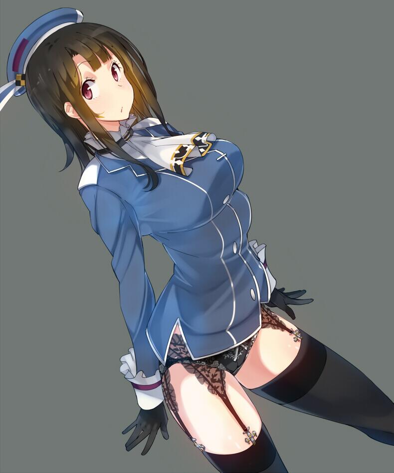 ガーターベルトのエロ画像フォルダを解放していく