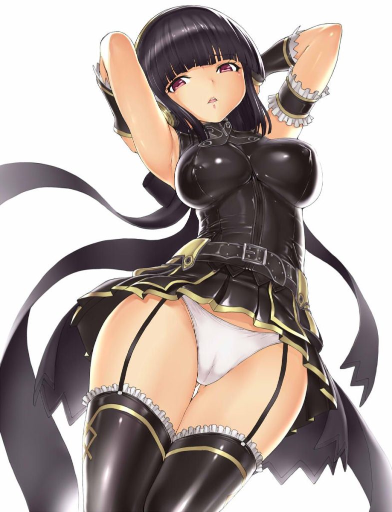 ガーターベルトのエロ画像フォルダを解放していく