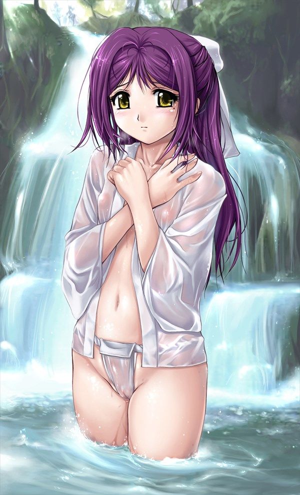 濡れ透けの二次フェチ画像。