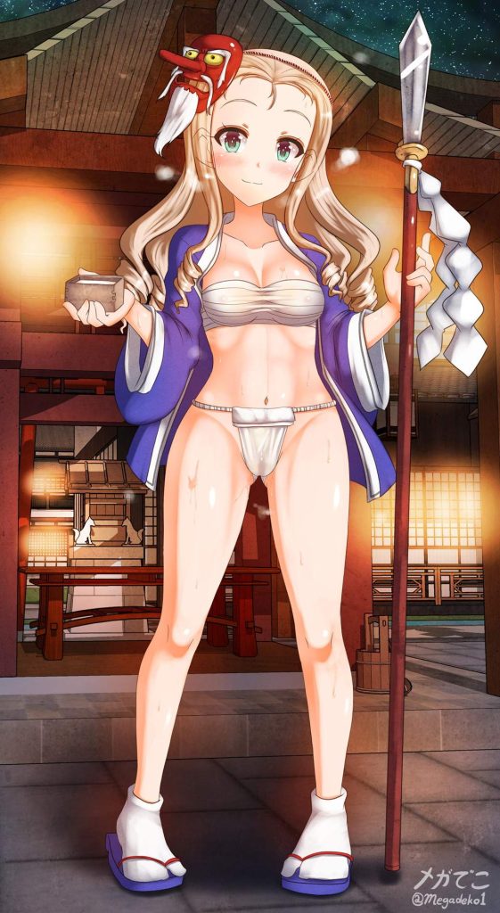 濡れ透けの二次フェチ画像。