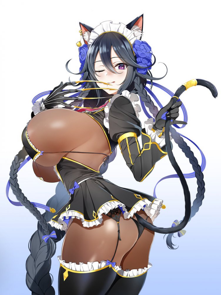 ガーターベルトの萌えイラスト