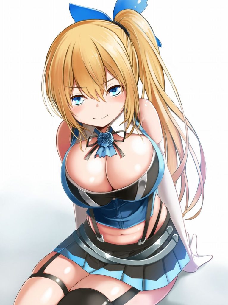 ガーターベルトの萌えイラスト