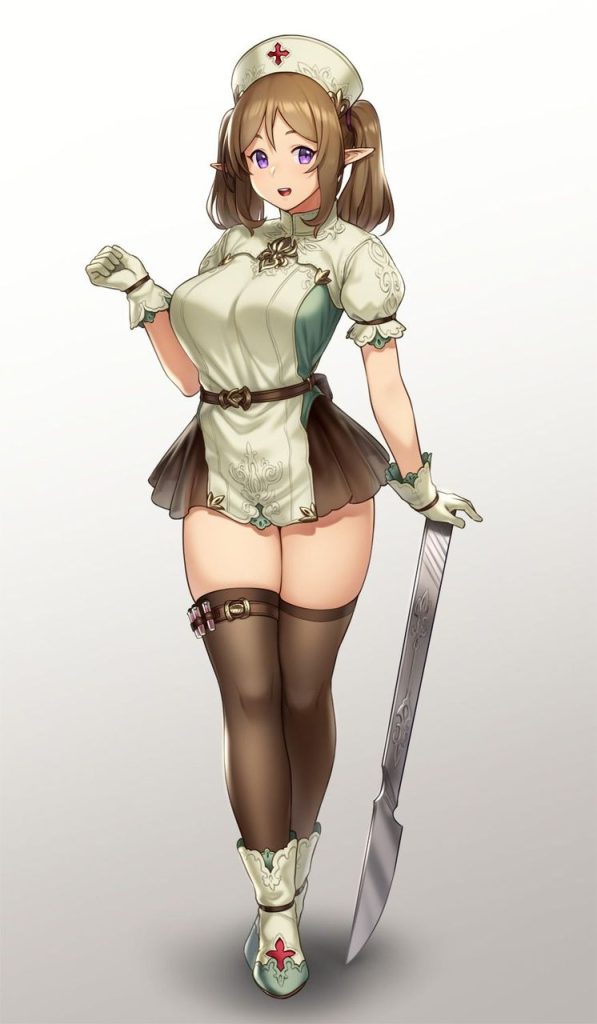 Hないたずらをしたくなるエルフのエロ画像