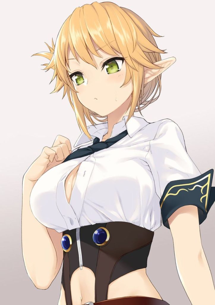Hないたずらをしたくなるエルフのエロ画像