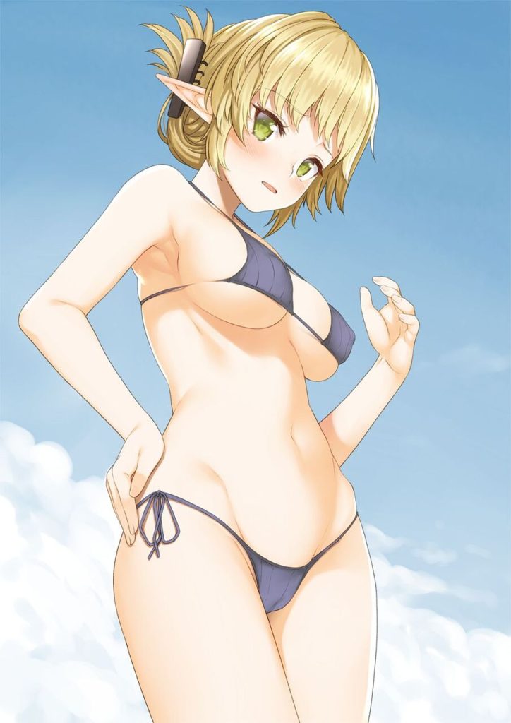 Hないたずらをしたくなるエルフのエロ画像