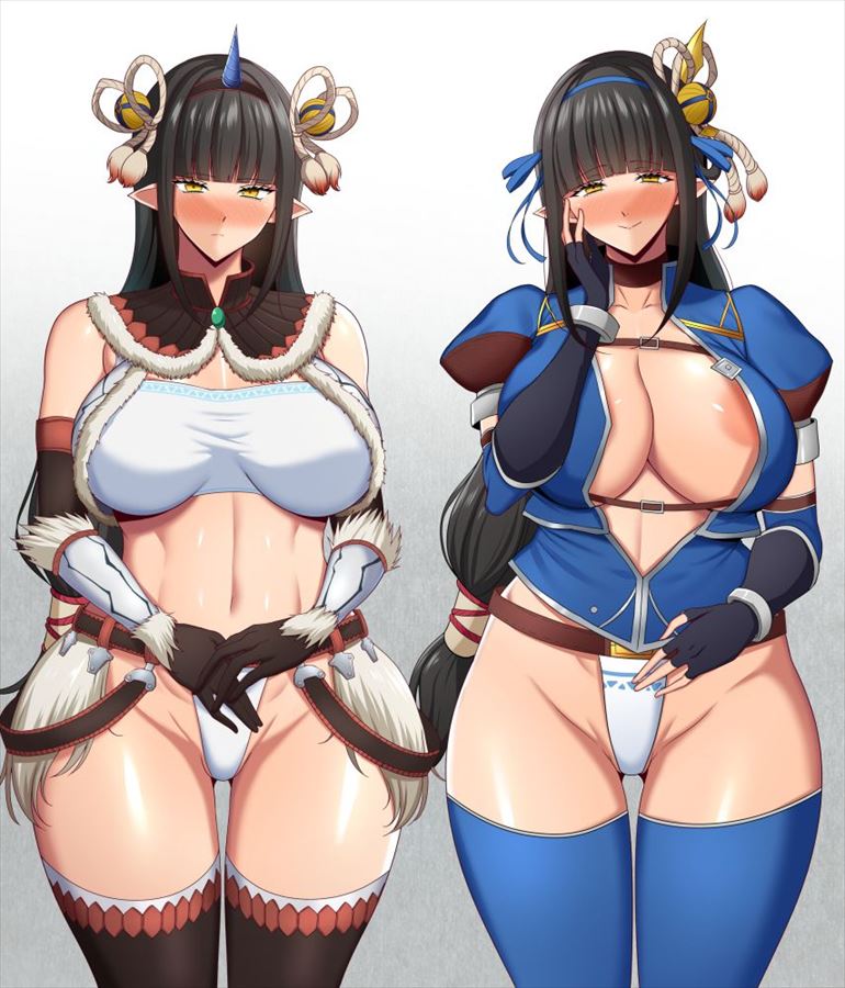 こんなにエロ過ぎるモンスターハンターの画像は反則です！