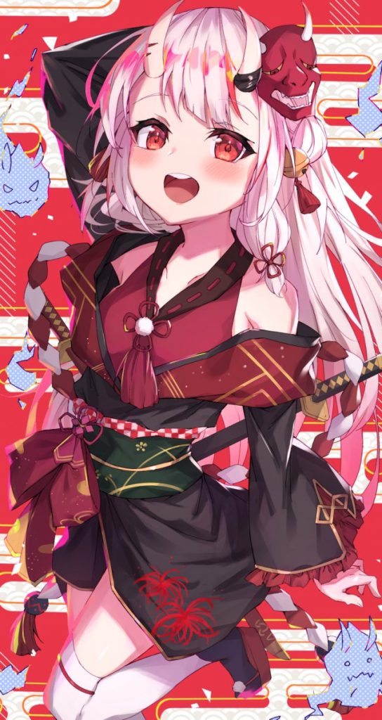 iPhoneの壁紙に使えそうな銀髪の画像