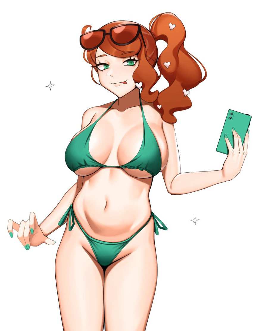 水着画像で今夜もイチャラブ妄想！「やっ♥ダメェ♥そこぉ♥そこいじめないでぇ♥」