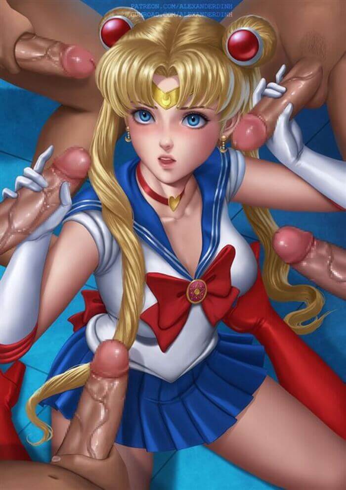 威力バツグンな美少女戦士セーラームーンの二次エロ画像詰め合わせ