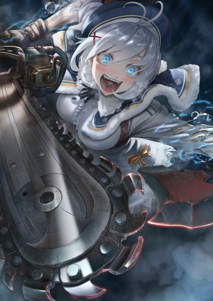 iPhoneの壁紙に使えそうな銀髪の画像