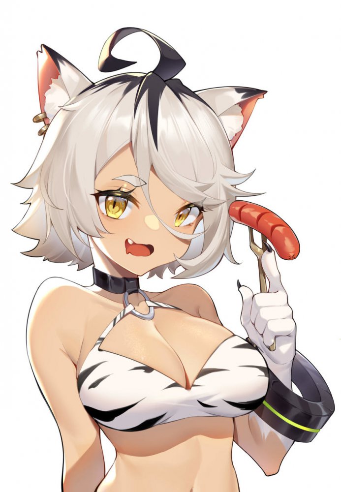 iPhoneの壁紙に使えそうな銀髪の画像