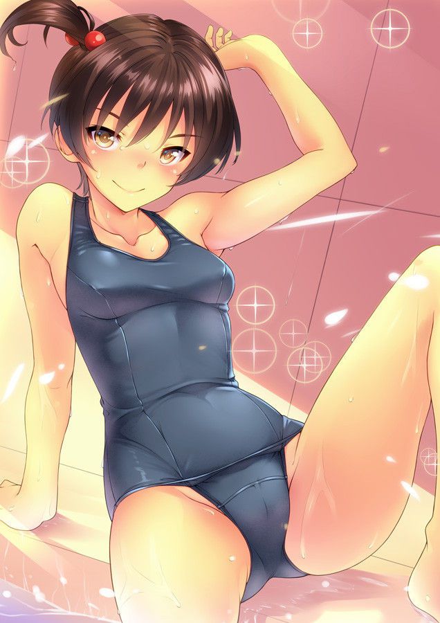 スク水のエッチな部分を奥の奥まで堪能できるエロ画像