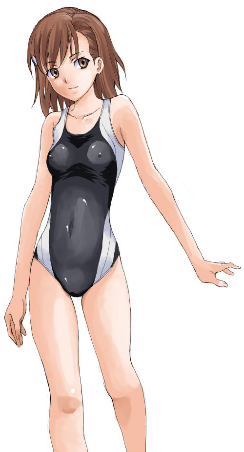 Hないたずらをしたくなる競泳水着のエロ画像