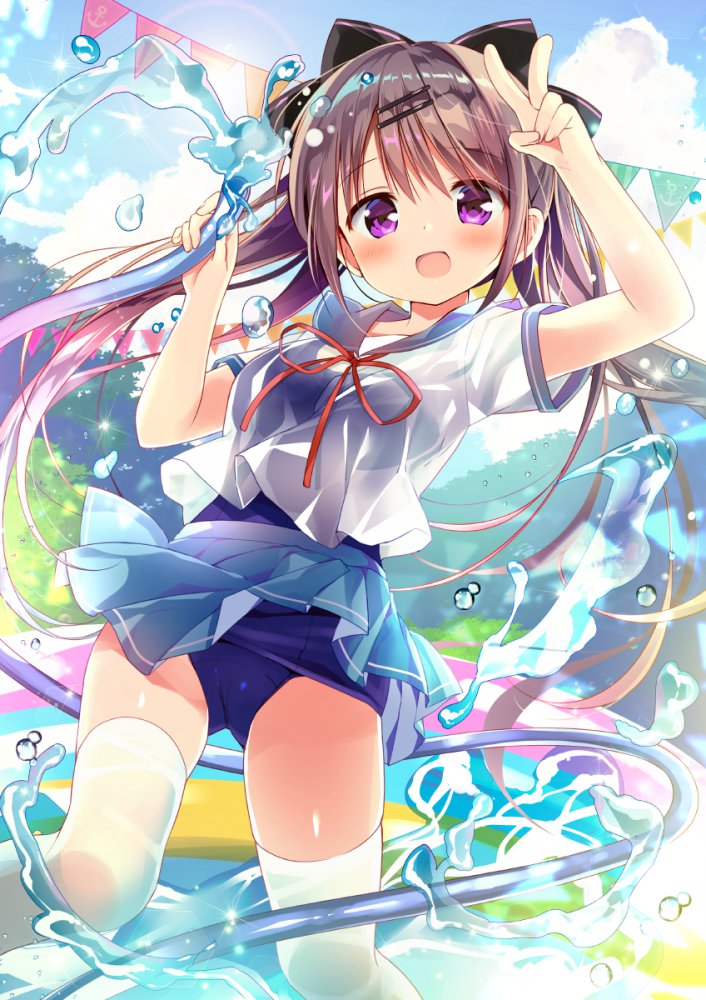 威力バツグンなスク水の二次エロ画像詰め合わせ