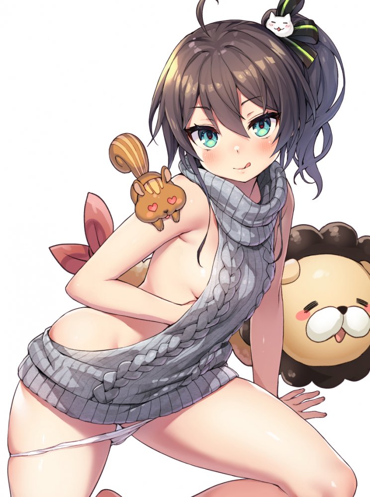 脱ぎかけの二次フェチ画像。