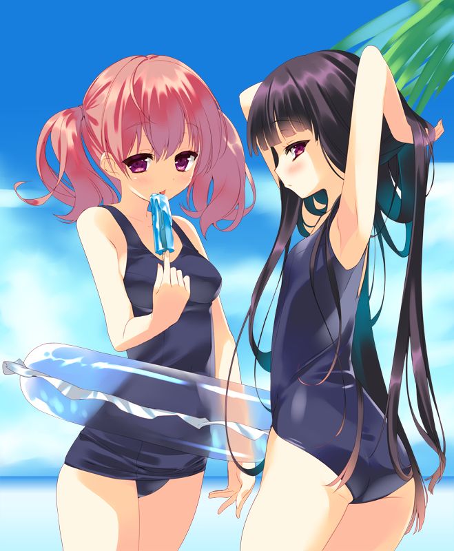 クッソ可愛いスク水系美少女で妄想!ハメ撮り中出し!