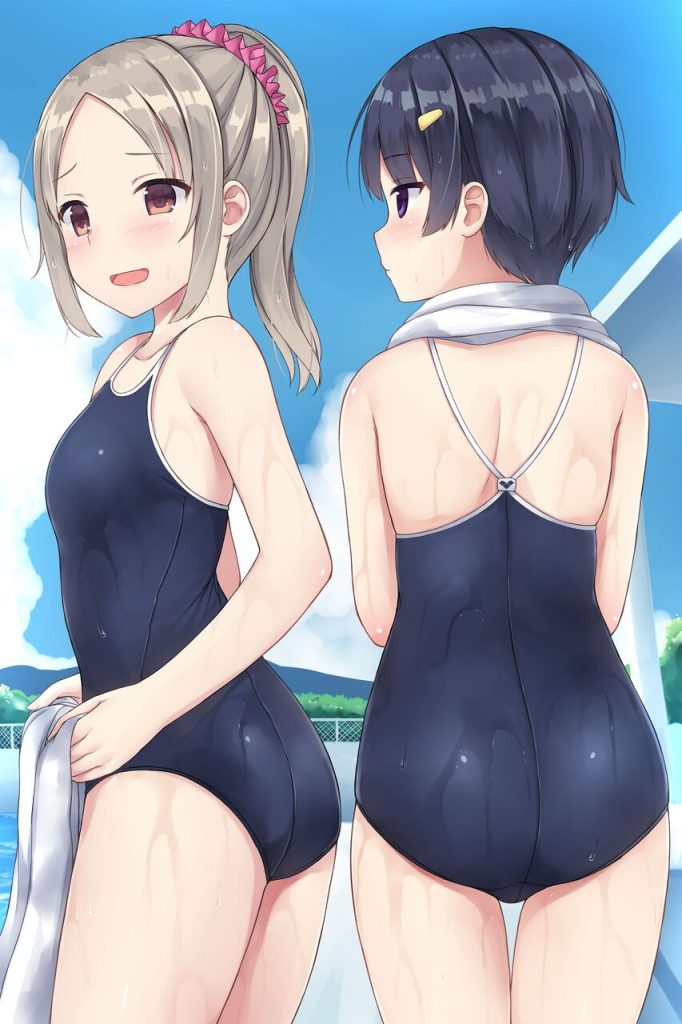 クッソ可愛いスク水系美少女で妄想!ハメ撮り中出し!
