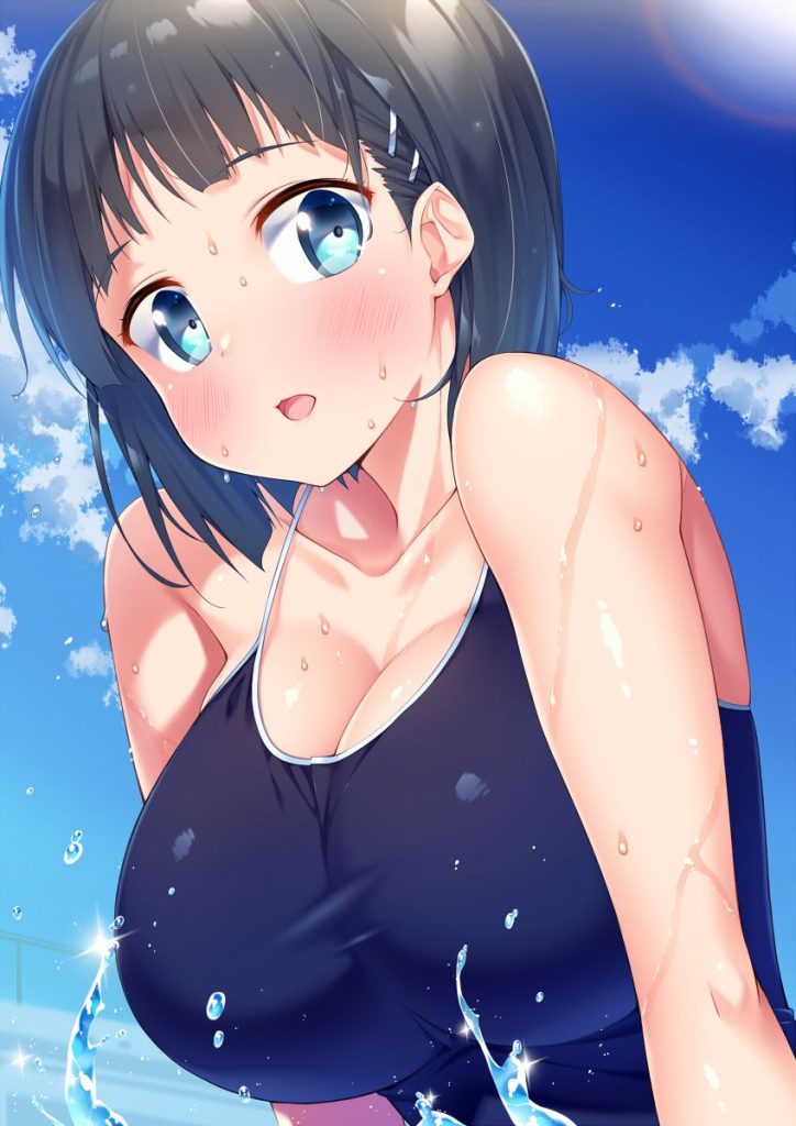クッソ可愛いスク水系美少女で妄想!ハメ撮り中出し!