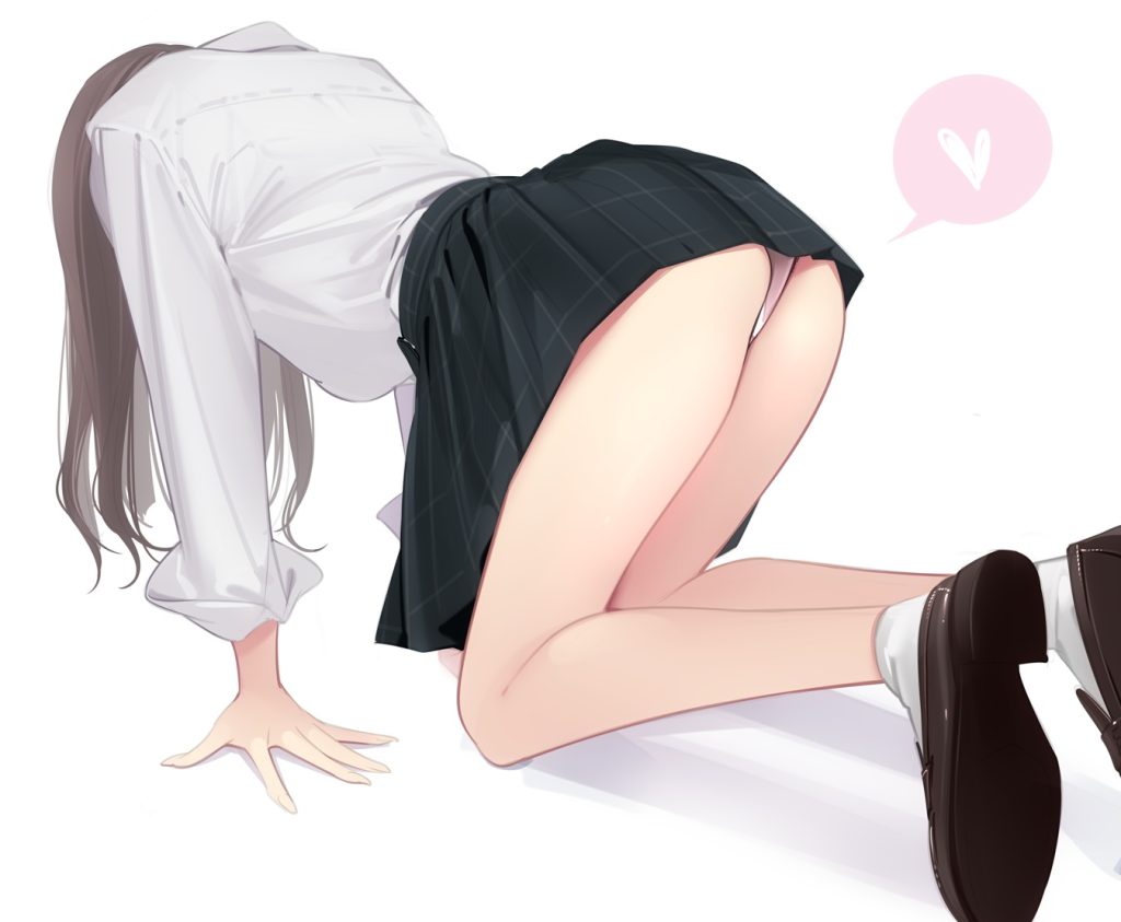 四つん這いの画像ってエロいよな？