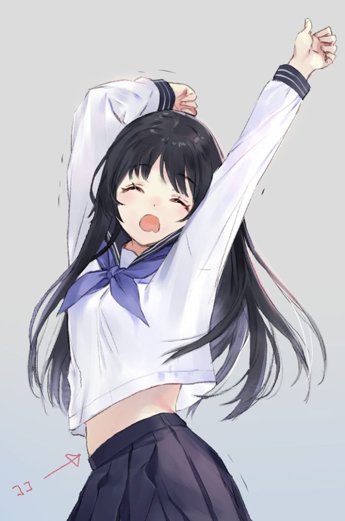 黒髪のえっちなやつ