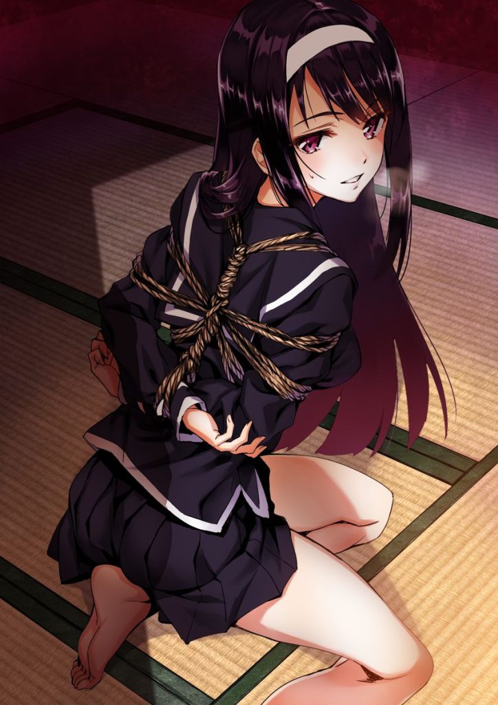 黒髪の背徳感あふれるエロ画像