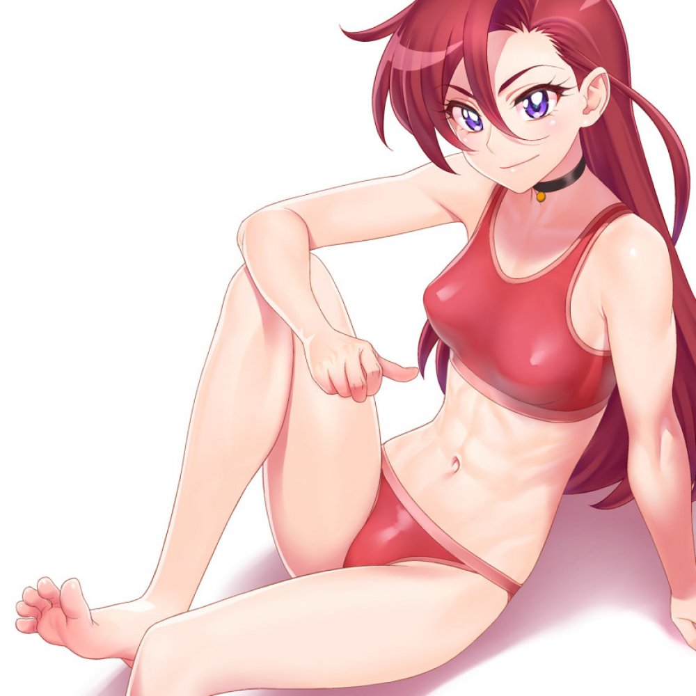 足フェチの可愛い二次元画像。
