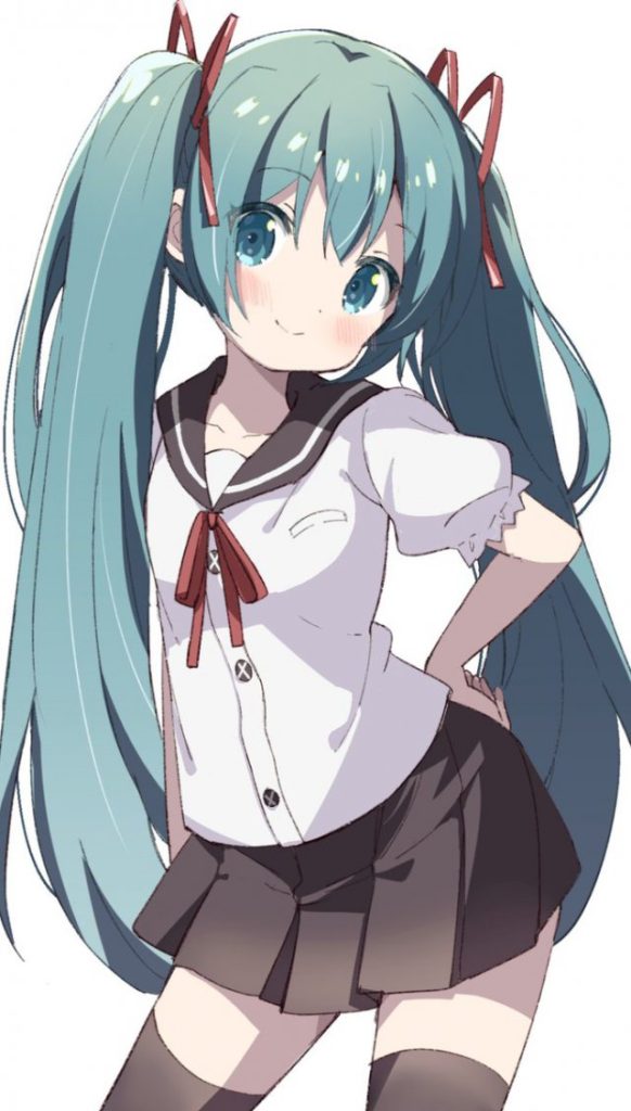 ボーカロイドの萌えイラスト
