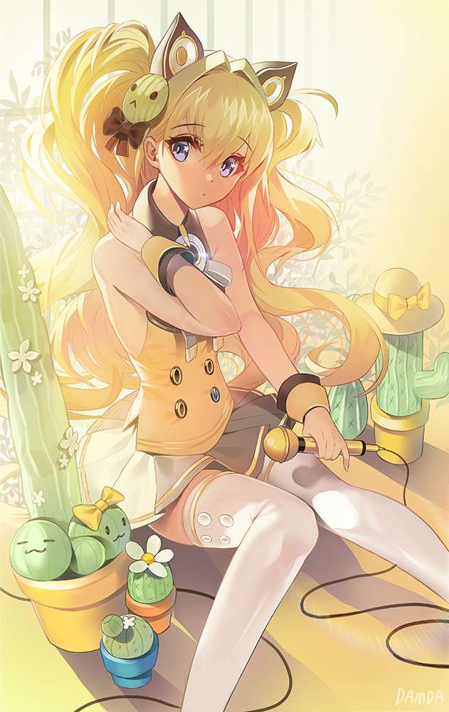 ボーカロイドの可愛い二次元画像。