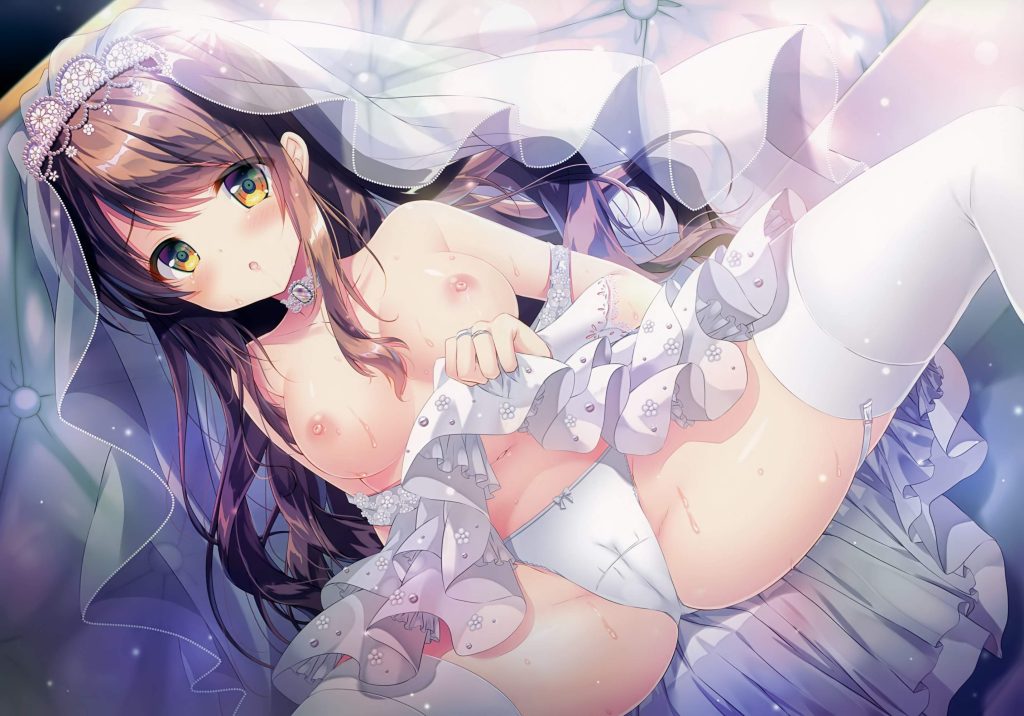 こんなにエロ過ぎるウェディングドレスの画像は反則です！