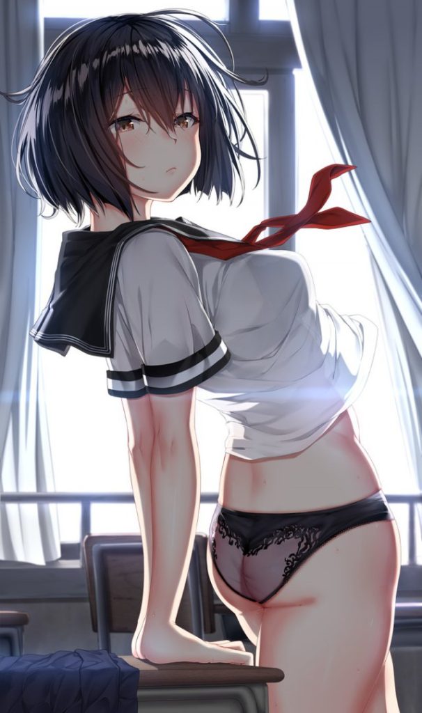 威力バツグンな濡れ透けの二次エロ画像詰め合わせ